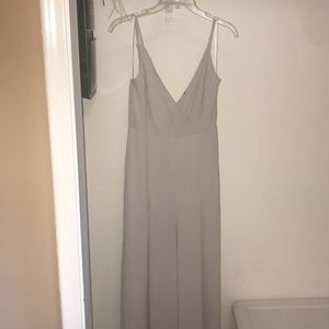 Lilac wide leg jumpsuit